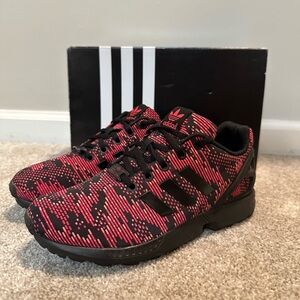 Adidas ZX Flux K Kids Pink and Black Sneakers